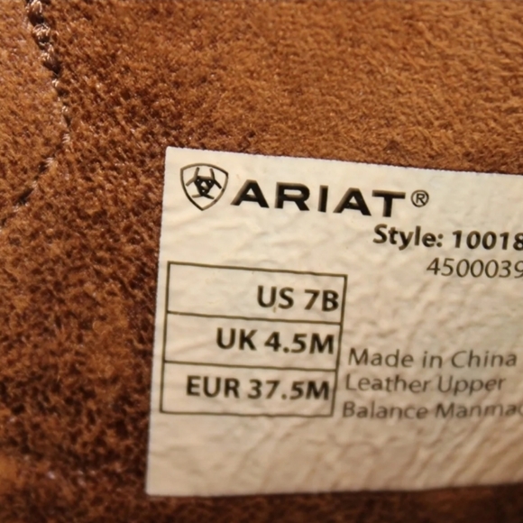 Ariat Dusty Diamond 10018598 Womens 7 B Tawny Brown Leather Western Boots - Picture 12 of 15